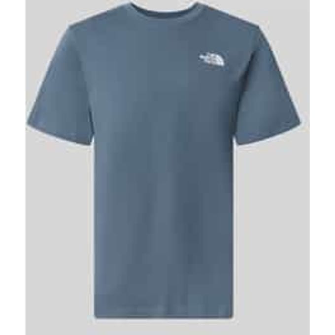T-shirt met labelprint model 'Evolution'