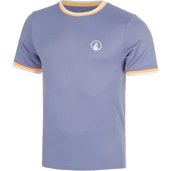 Quiet Please Glow Break Ringer T-shirt Heren
