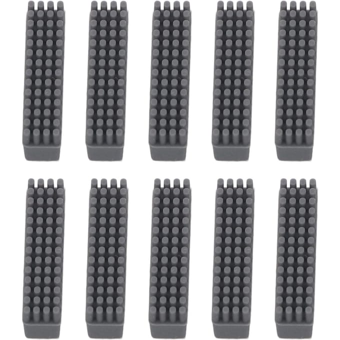 10 STKS Nozzle Siliconen Borstel 28x5.6mm 3D Printer Nozzle Siliconen Reinigingsborstel voor Bambu Lab A1 black