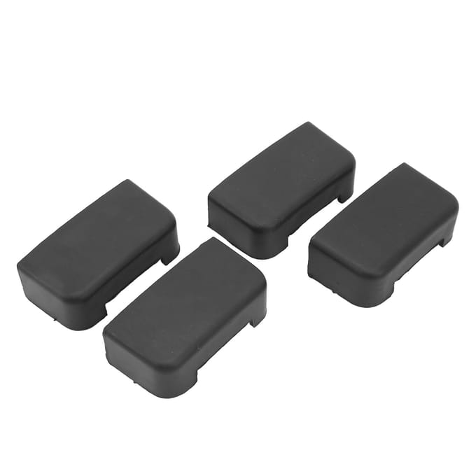 4 STUKS Achterbank Schuifrail Plug Rubberen Beschermkap Vervanging Voor Tesla Model 3 2017?2022 black