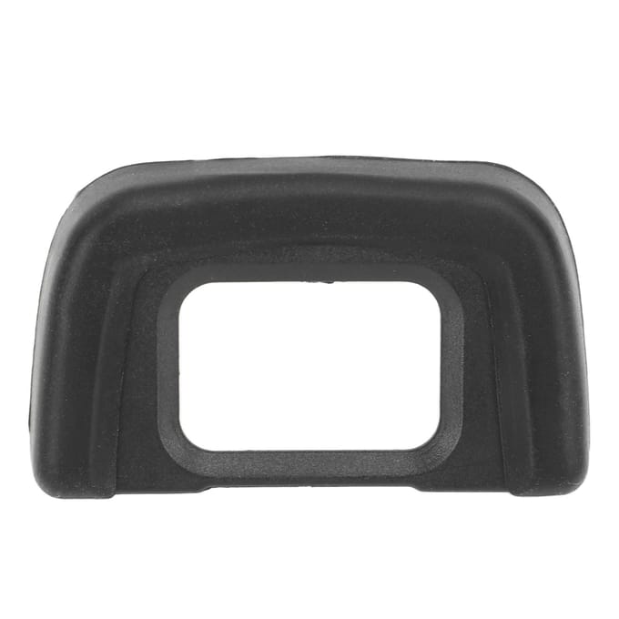 22mm Camera Zoeker Oogschelp met Camera Hot Shoe Cover en Waterpas voor Nikon D7500 black