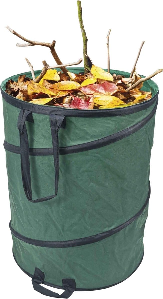 Tuin Container - Afvalbak Tuin - Afval Verzamelen - Met Handgrepen - 160 Liter - Groen