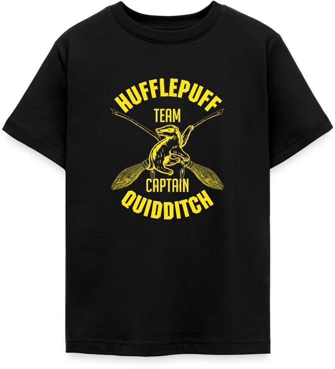 Harry Potter Hufflepuff Team Captain Quidditch T-Shirt Tiener