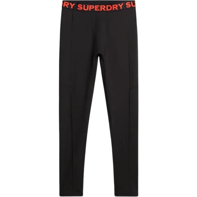 Superdry SKI BASE LAYER LEGGING Heren Wintersportbroek - Black - Maat S