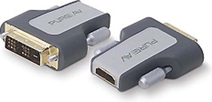 Belkin AV54007QP HDMI-naar-DVI-videoadapter - Grijs