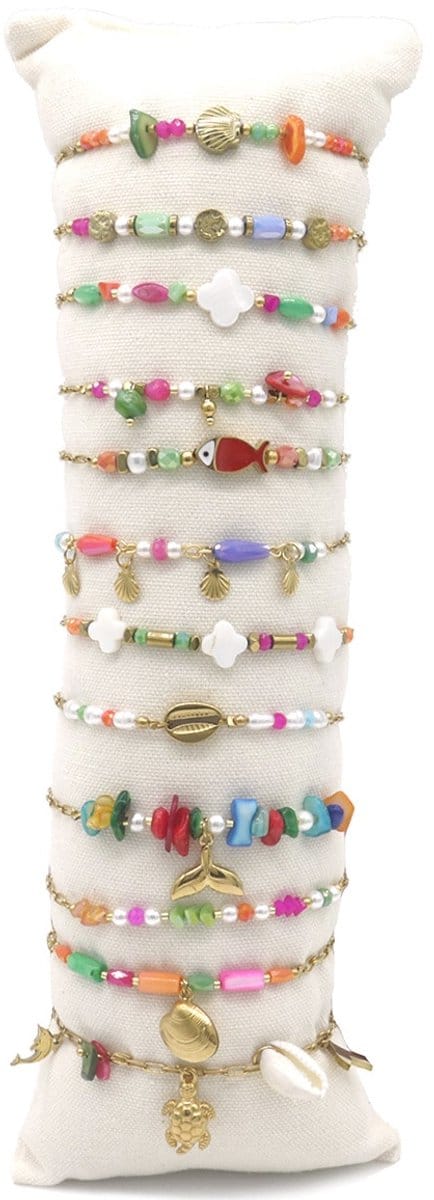 Giftbox Armbandenset – RVS – 12 stuks