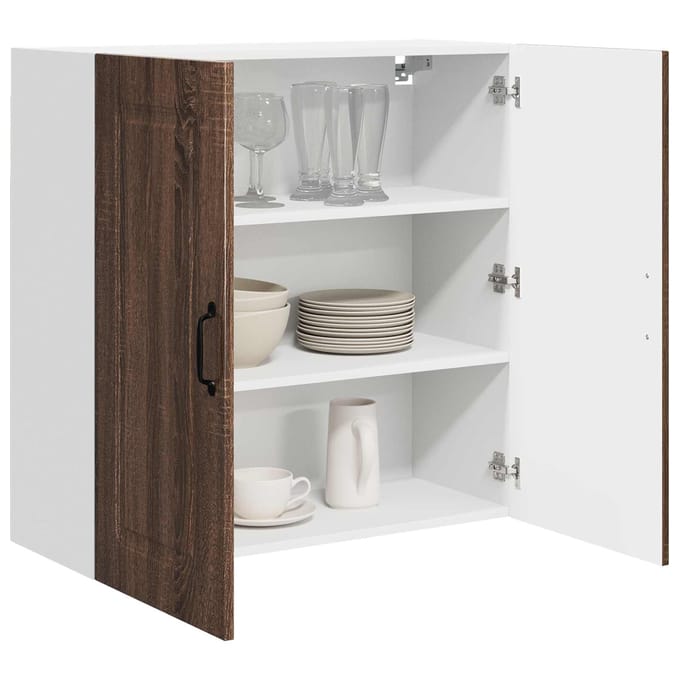 vidaXL - Vaatwasserpaneel - Kalmar - Bruin - Eiken - 80 - x - 31 - x - 80 - cm