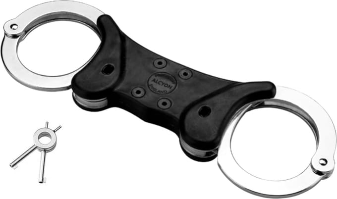 Professionele Heavy-Duty Handboeien met Dubbelslot en 2 Sleutels