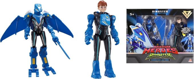 Dinoster - 2 figuren in 1 - Transformeer je robots - 22cm - Jay Min