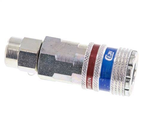 Staal/Messing DN 7.6 (7.2 Euro) Safety Luchtkoppeling Snelkoppeling 6.5x10 mm (streamline) Push-On - CLS7-S-SB-SE-C-6P5