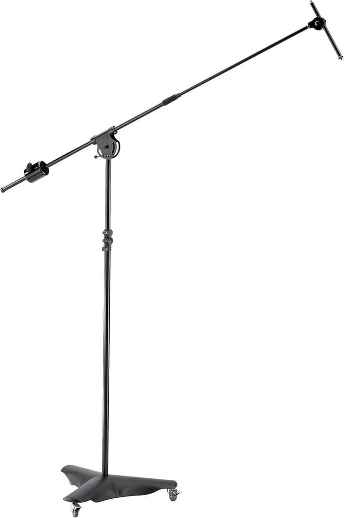 Overhead Microfoonstatief met Draaiarm Zwart