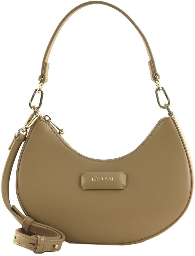 LACOSTE schoudertas Moon Bag Tan beige