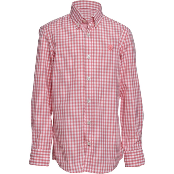 River Woods Custom Fit Checked Shirt Pink Taglia: 14 | Camicie Outlet | kids | Rosa