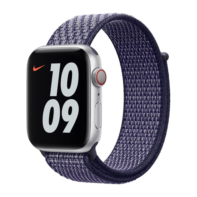 Apple Watch Nike Sport Loop - 44mm - Purple Pulse - voor Apple Watch SE/5/6