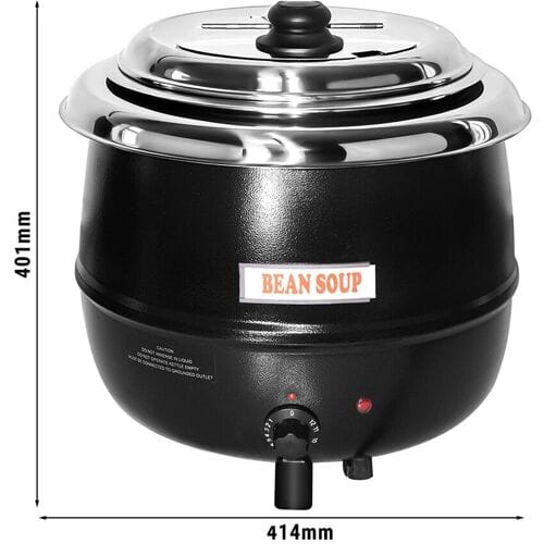 GGM Gastro Suppenwärmer - 13 Liter - Schwarz