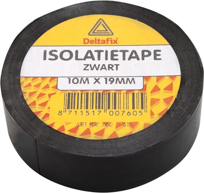 Isolatieband Barcode Bruin 10mx19mm - 767