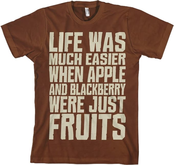 Hybris Life Was Easier... T-shirt bruin