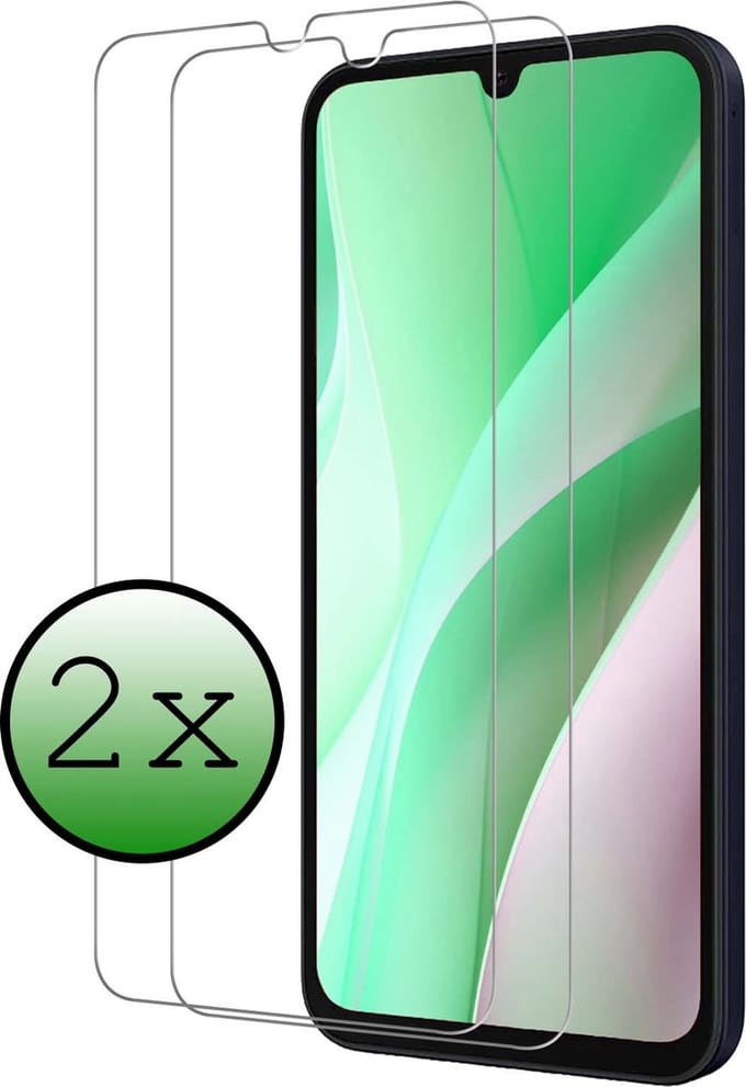 Screenprotector - 2 Stuks Geschikt voor Samsung Galaxy A15 - Extra Sterk - Beschermglas - Gehard Glas - Tempered Glass - Screen Protector