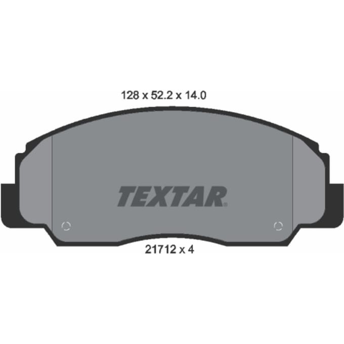 Remblokset TEXTAR 2171201, voor