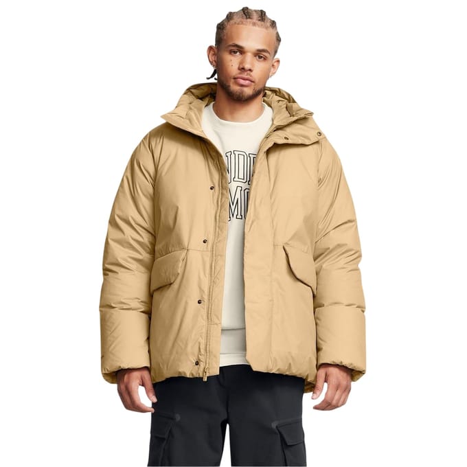 Under Armour Heren Limitless Met Dons Gevuld Pufferjack (Bruin)
