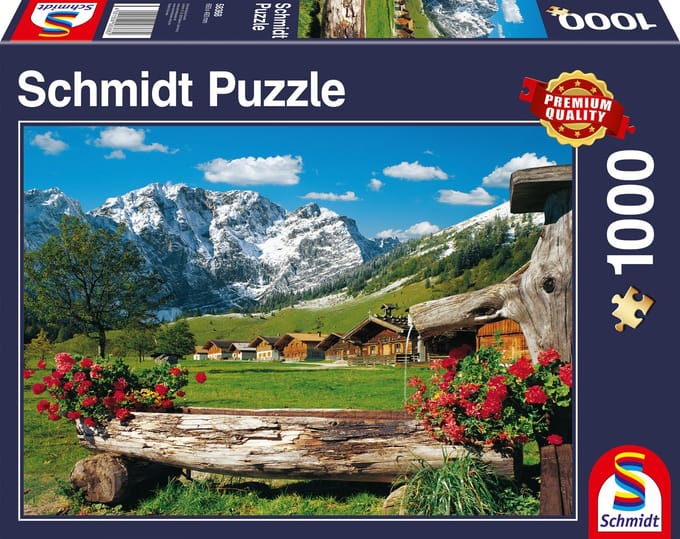 Schmidt - Legpuzzel - Uitzicht op het bergidyllische landschap - 1000 stukjes - Volwassenen - vanaf 12 jaar
