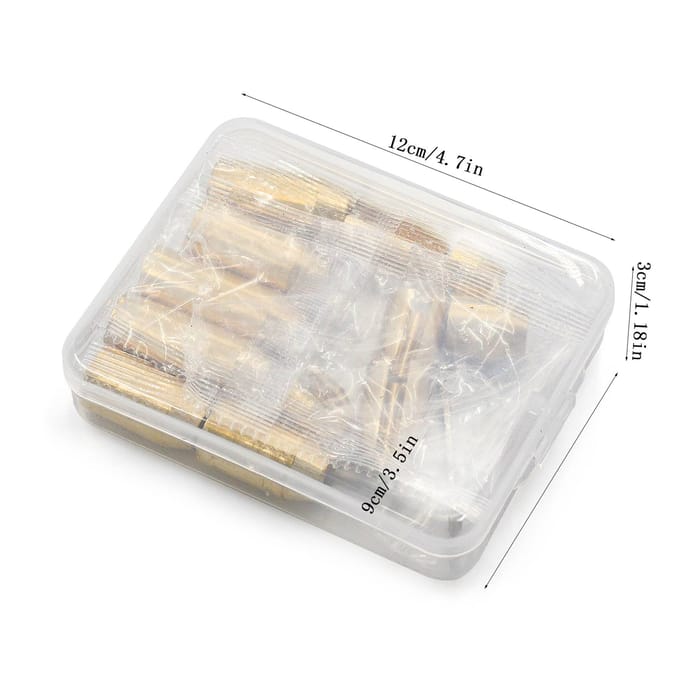 Motorfiets Herbruikbare Messing Wielspaak Balansgewichten Navulsets 12 stuks 12pcs