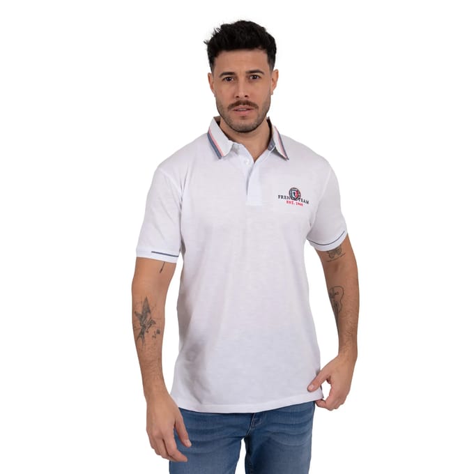 Polo met contrasterende kraag Camberabero