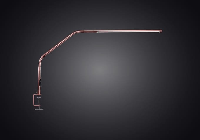 Daylight Slimline 4 tafellamp klem – Rose Gold - E35309
