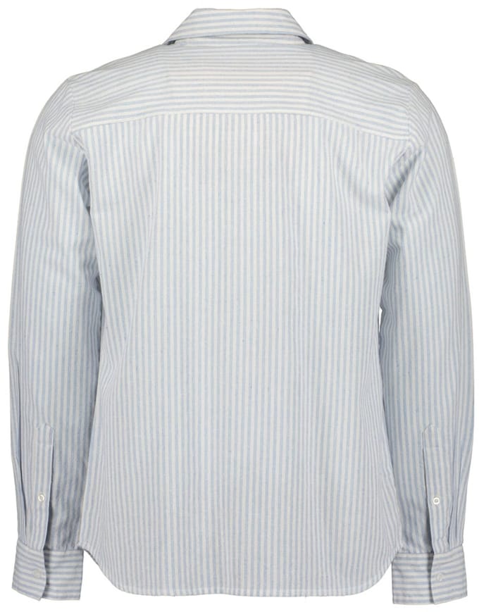 Blue Seven - Blouse 341032 wit/blue streep LM - maat L