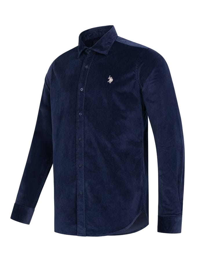 U.S. Polo Assn. heren corduroy overhemd van katoen met stretch