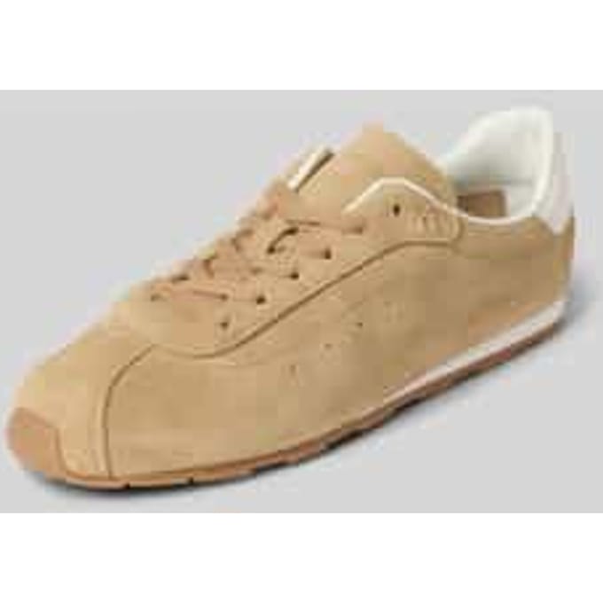 Low Top sneakers van puur rundleer
