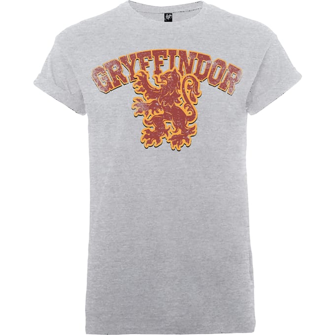Harry Potter Gryffindor Heren T-shirt - Grijs - S