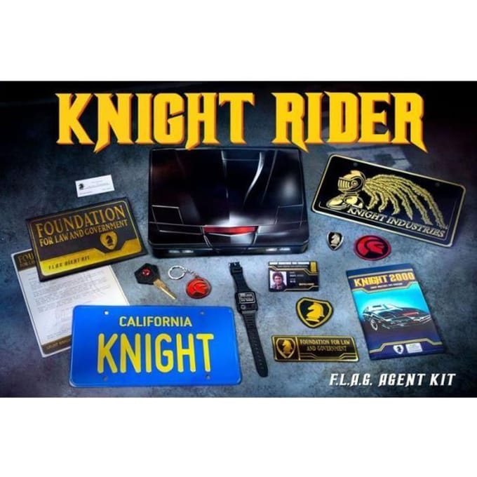 Doctor Collector Knight Rider geschenkset F.L.A.G Agent Kit - DOCO-KITT01