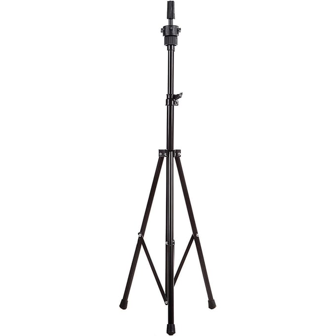Verstelbare metalen statief houder kapperstraining hoofd schimmel pruik mannequin stand black