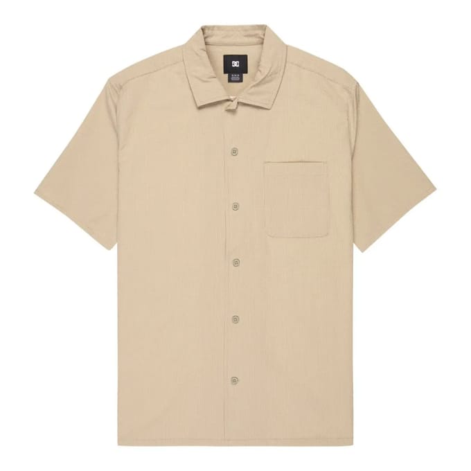 Dc Shoes Full On Resort Overhemd Met Korte Mouwen Beige M Man