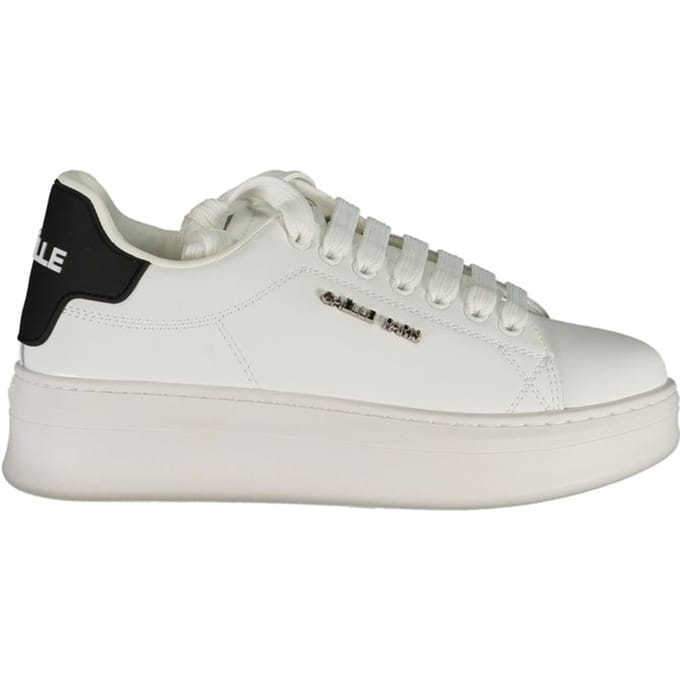 Gaelle Paris Bianco Poliuretano Dames Sneaker