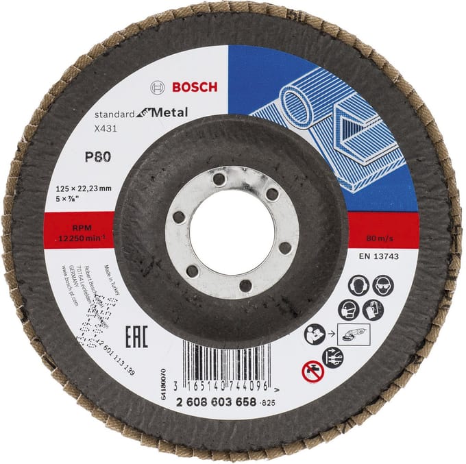 Bosch LAMELSLIBESKIVE 125 SFM K80 SKRÅ