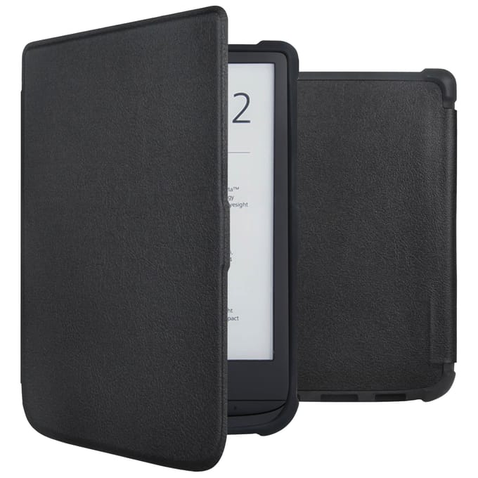 imoshion Slim Soft Case Bookcase voor de Pocketbook Touch Lux 5 / HD 3 / Basic Lux 4 / Vivlio Lux 5 - Zwart