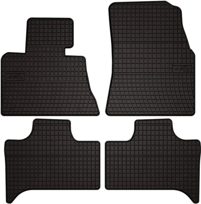 Wielganizator SolidPRO Serie - Rubberen Automatten - BMW X5 E53 SUV - Zwart - Perfecte Pasvorm