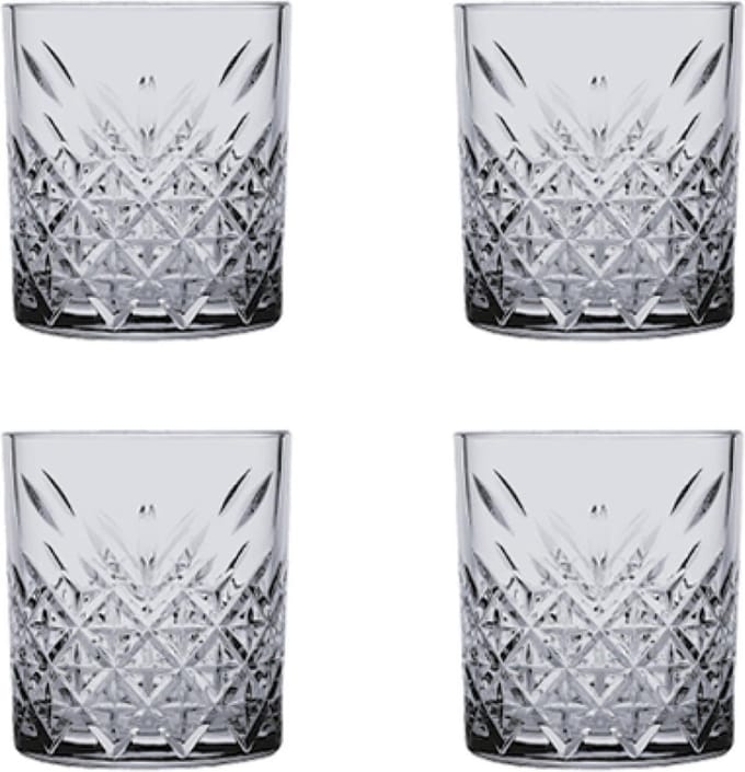 Pasabahce Timeless Tumbler 35,5 Cl Grijs - 4 Stuks