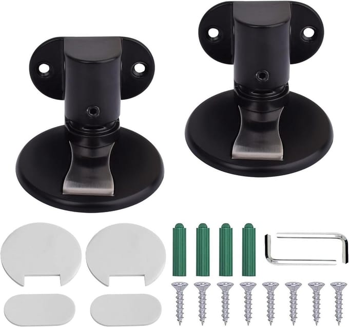 Magnetische Deurstopper RVS - Deurvanger om Deur Open te Houden (2 stuks)