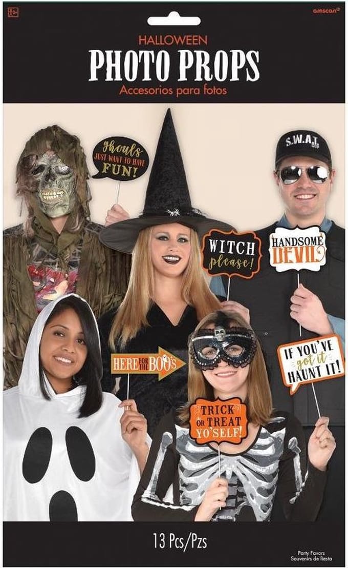Amscan Photobooth Decoraties Halloween 13-delig