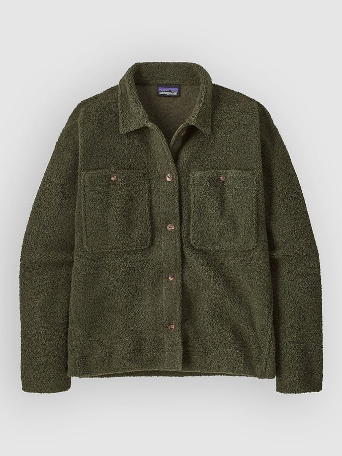 Patagonia Reclaimed Sweater Shirt Jas groen