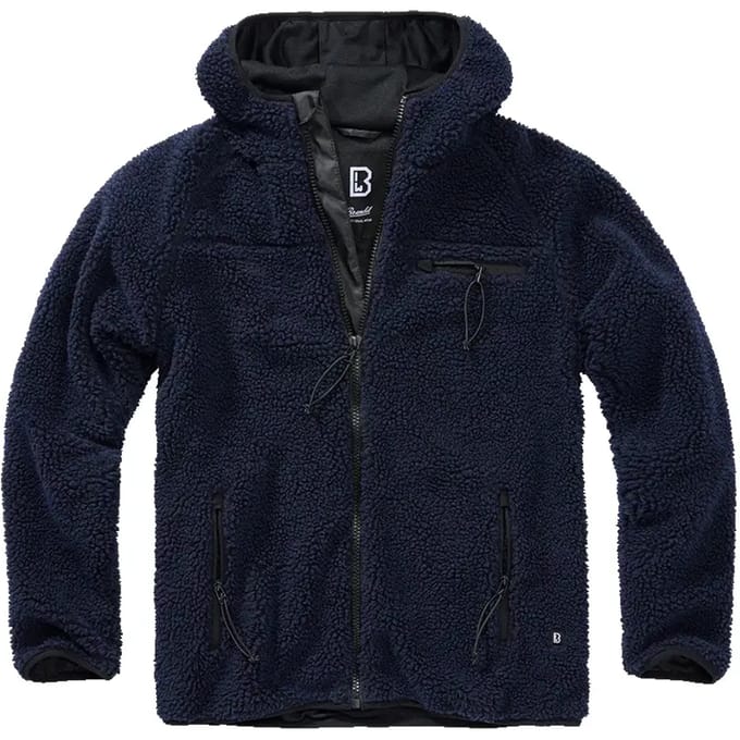 Brandit - Teddyfleece Worker Jacket - L - Blauw