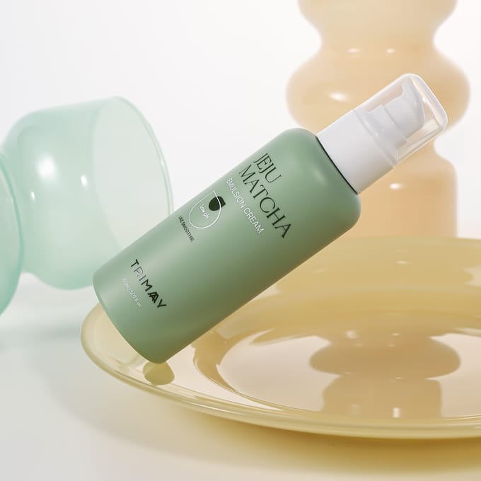 Trimay Jeju Matcha Émulsion Crème Apaisante à pH Faible beige