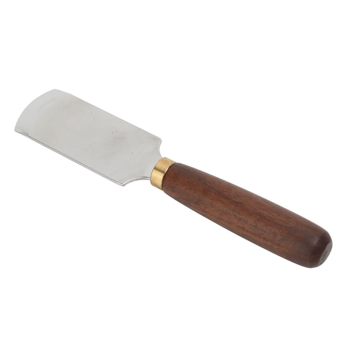 Leder Snijmes Eenvoudige Controle Stevig Rond Leder Randmes DIY Leder Snijder met Walnoot gray