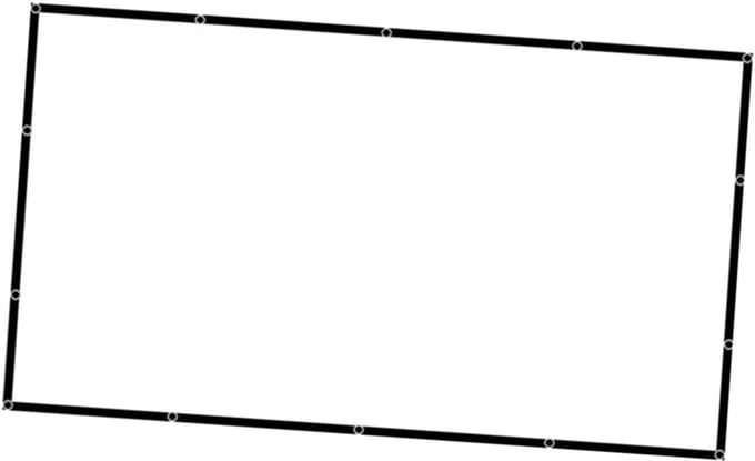 Projectiescherm - Beamerdoek Oprolbaar - Thuisbioscoop Films - High Definition Beeld - 221x125 cm - Wit