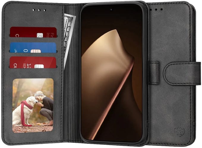 Hoesje geschikt voor Xiaomi 15T Pro - Techsuit Diary Book Wallet Case - Zwart