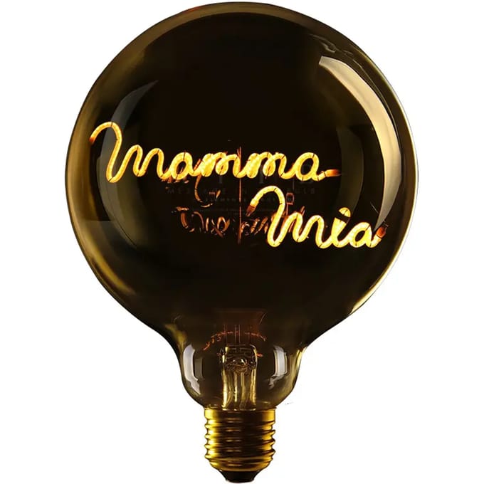 LED gloeilamp e27 Message in the Bulb Mamma Mia