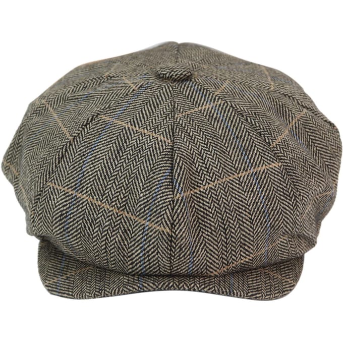 Heren Peaky Blinders visgraathoed